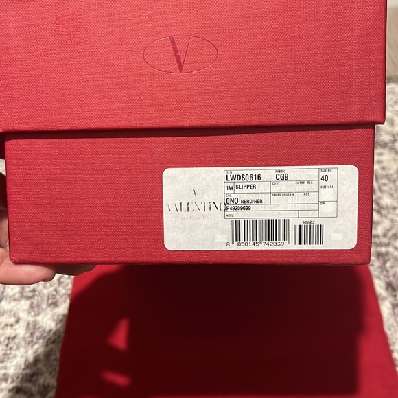 Valentino Black Suede Slipper - Picture 9 of 12